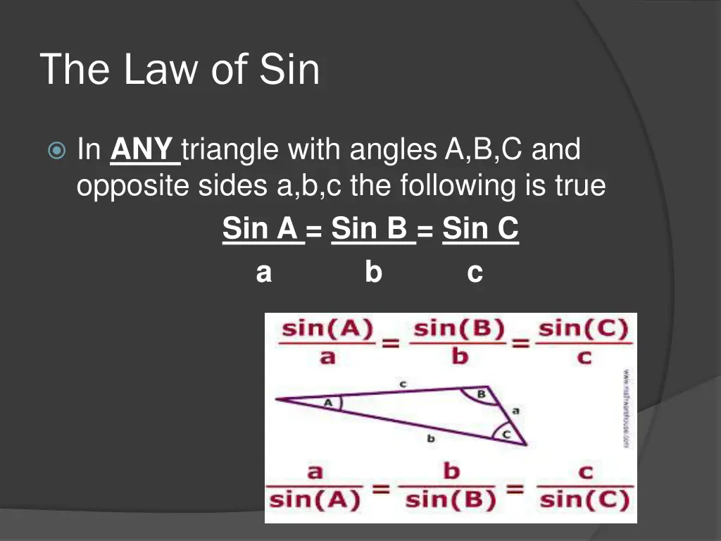 the law of sin