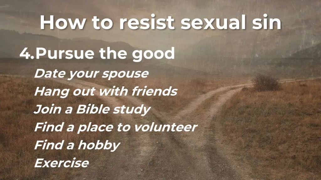 how to resist sexual sin 11