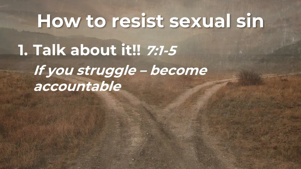 how to resist sexual sin 2