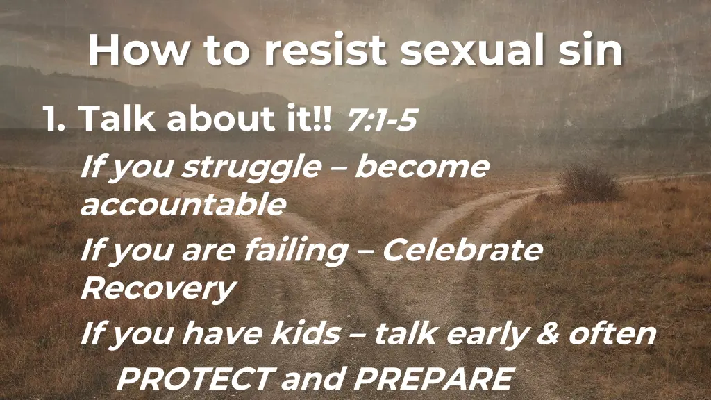 how to resist sexual sin 3