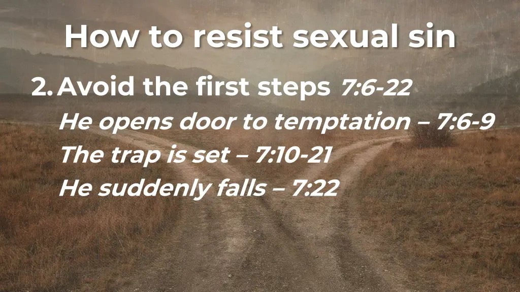 how to resist sexual sin 4