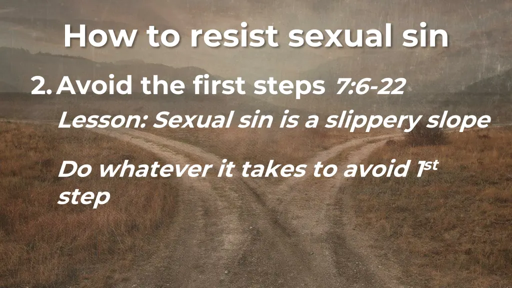 how to resist sexual sin 5