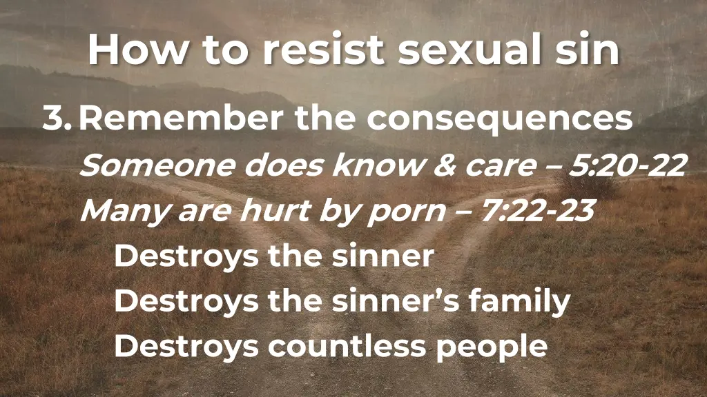 how to resist sexual sin 6