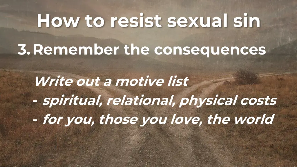 how to resist sexual sin 8