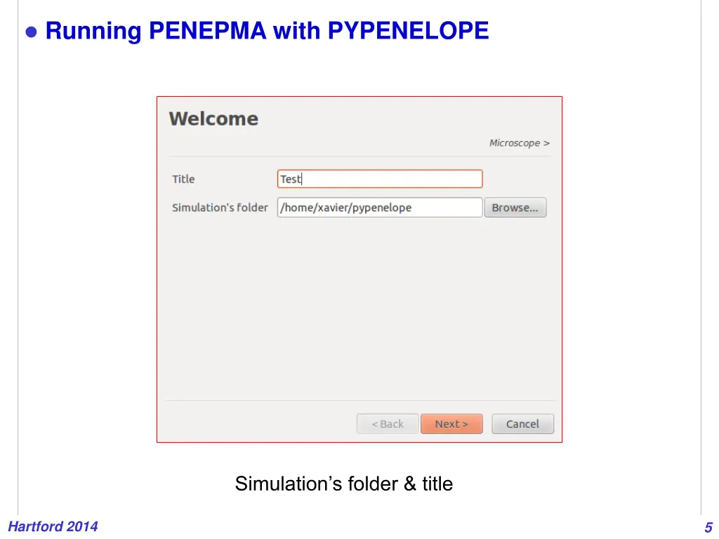 running penepma with pypenelope 1