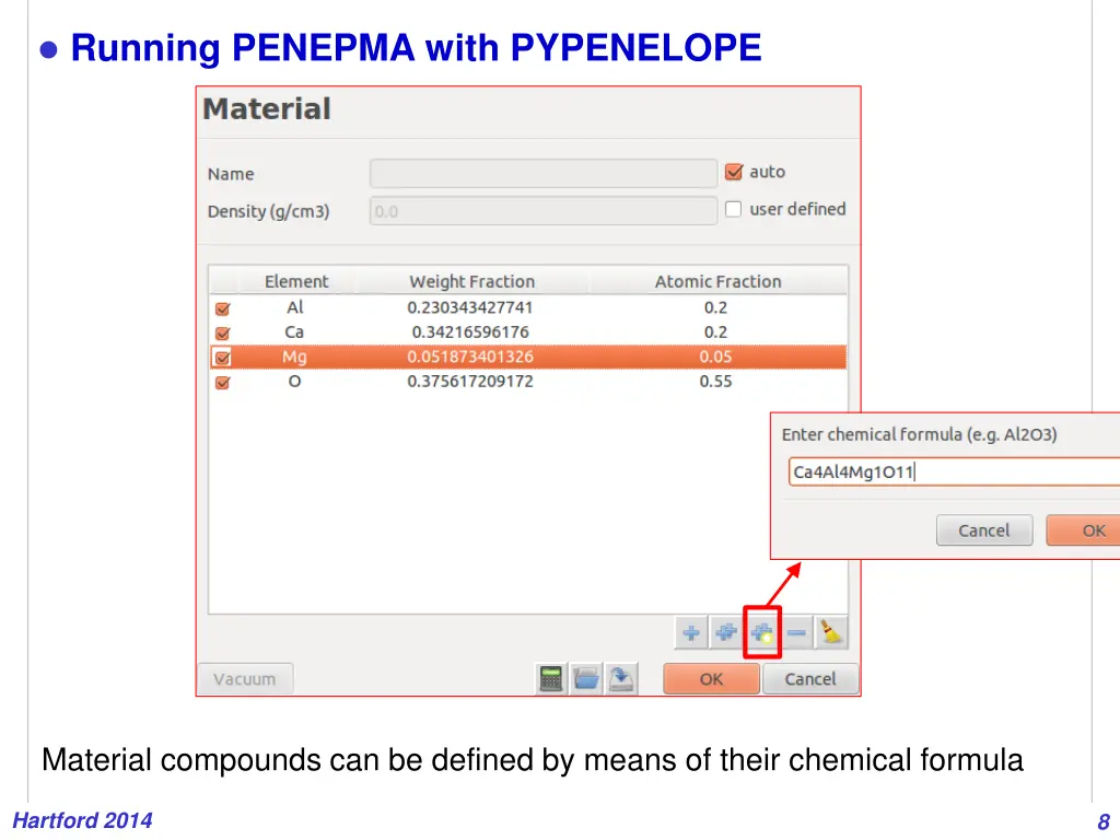 running penepma with pypenelope 4