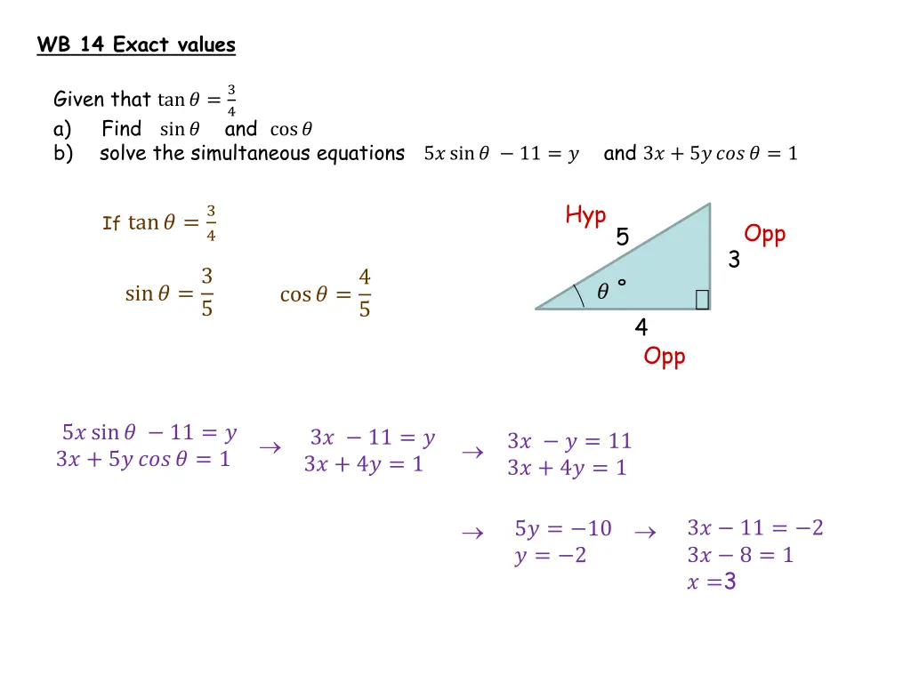 wb 14 exact values