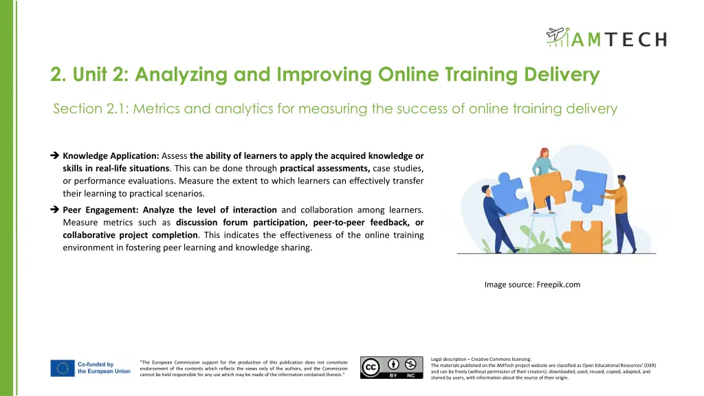 2 unit 2 analyzing and improving online training 2