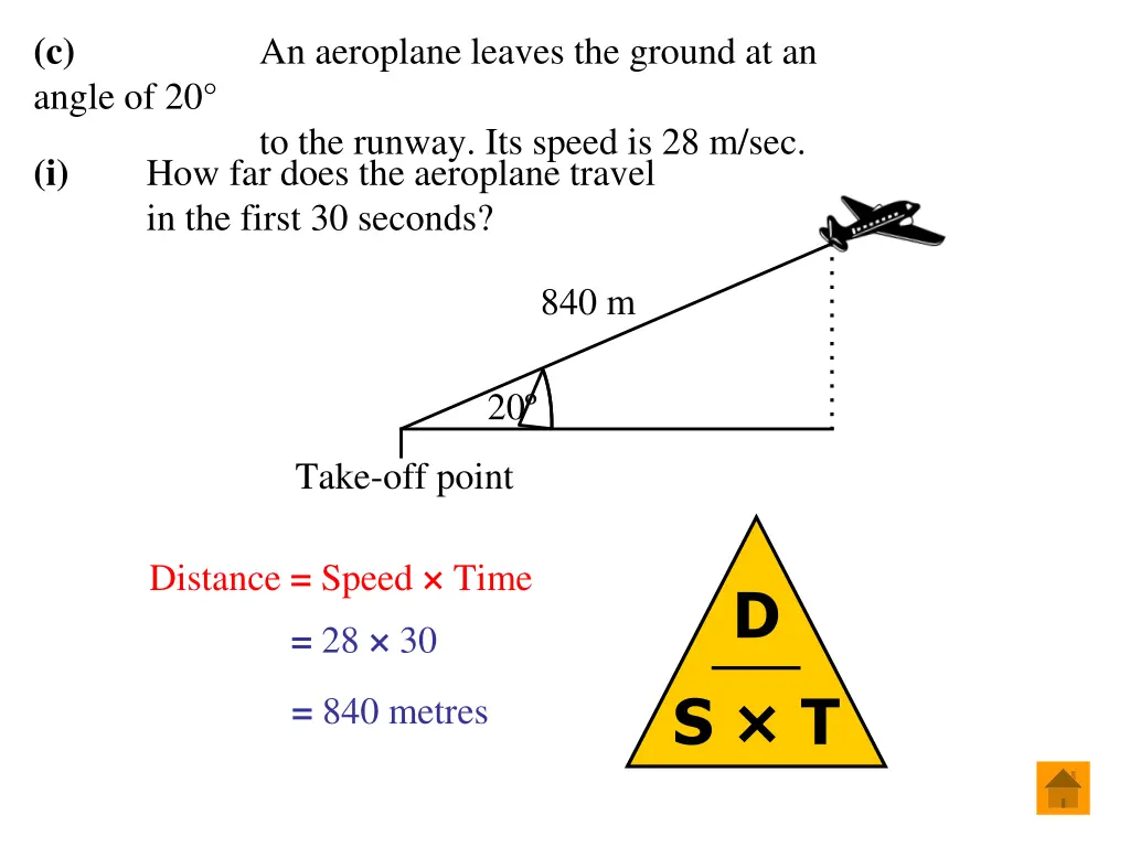 c angle of 20