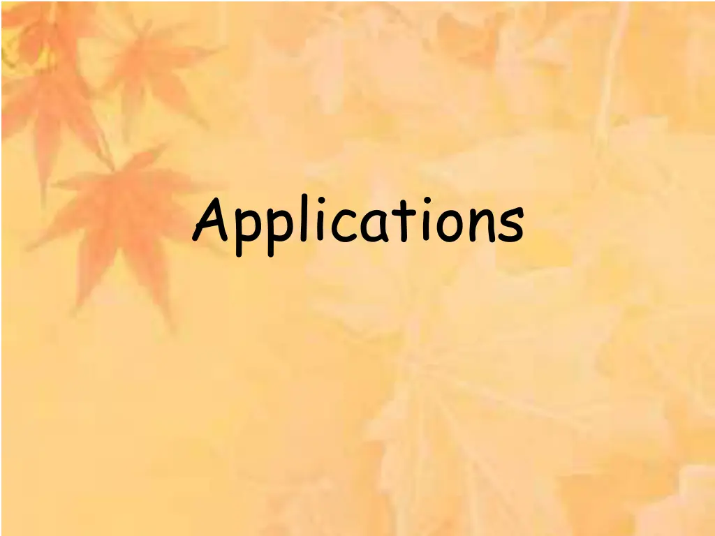 applications