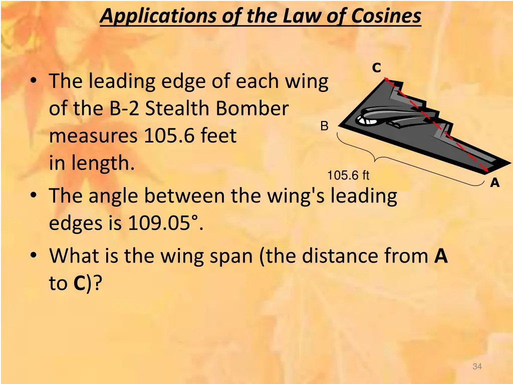 applications of the law of cosines