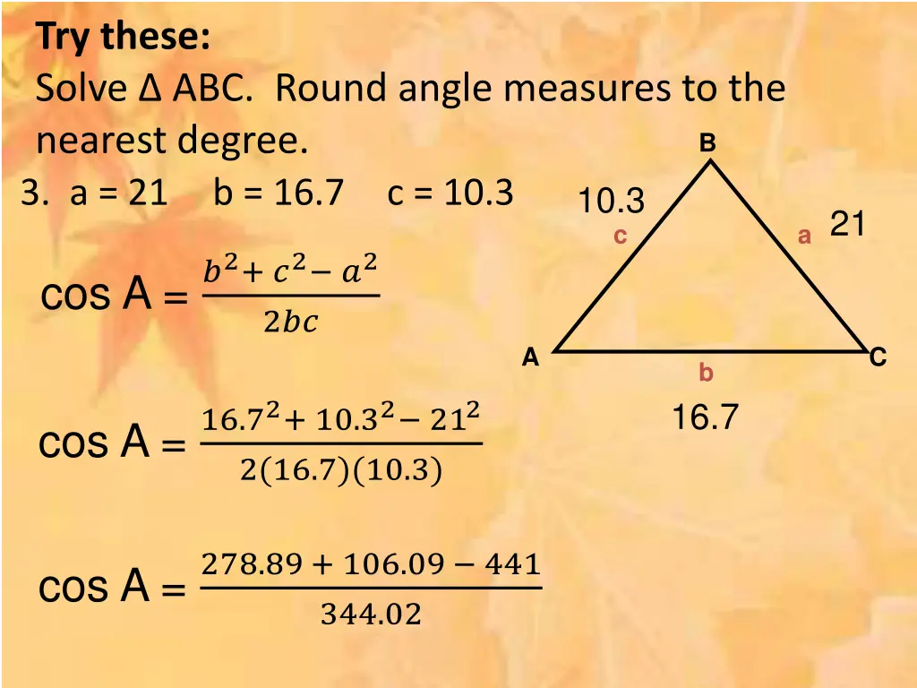 try these solve abc round angle measures 1