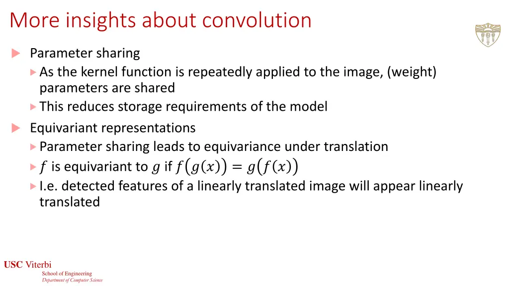 more insights about convolution 1