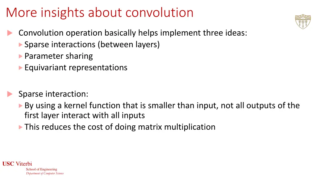 more insights about convolution