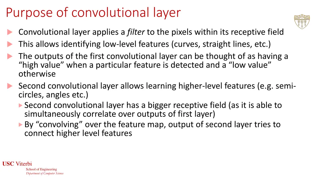 purpose of convolutional layer