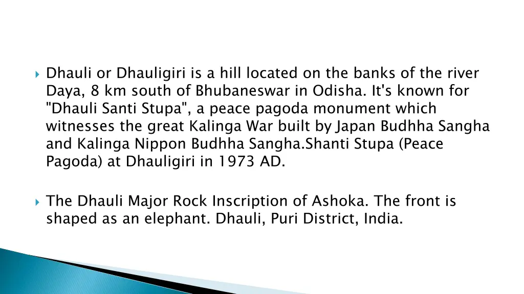 dhauli or dhauligiri is a hill located