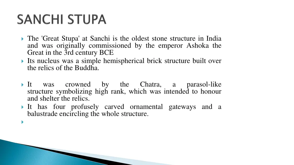 the great stupa at sanchi is the oldest stone