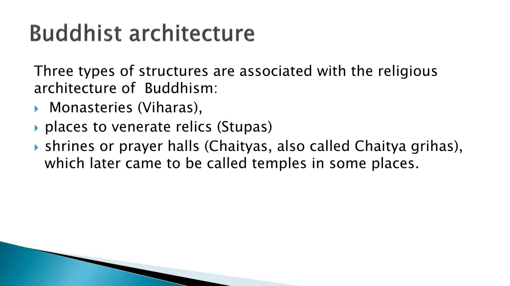 three types of structures are associated with