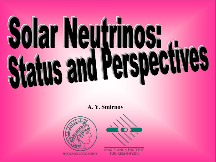 solar neutrinos