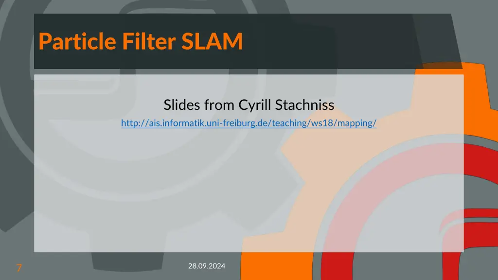 particle filter slam