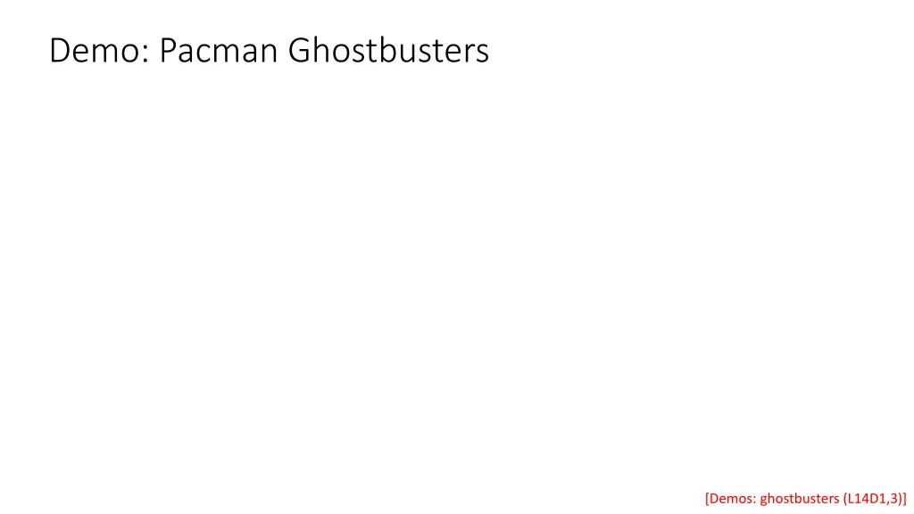 demo pacman ghostbusters