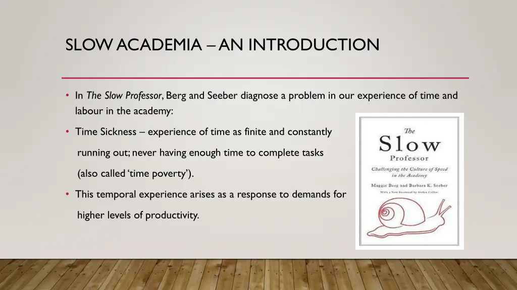 slow academia an introduction