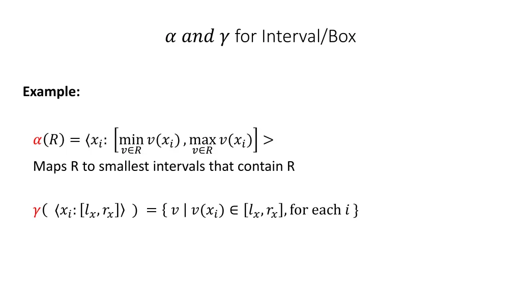 for interval box