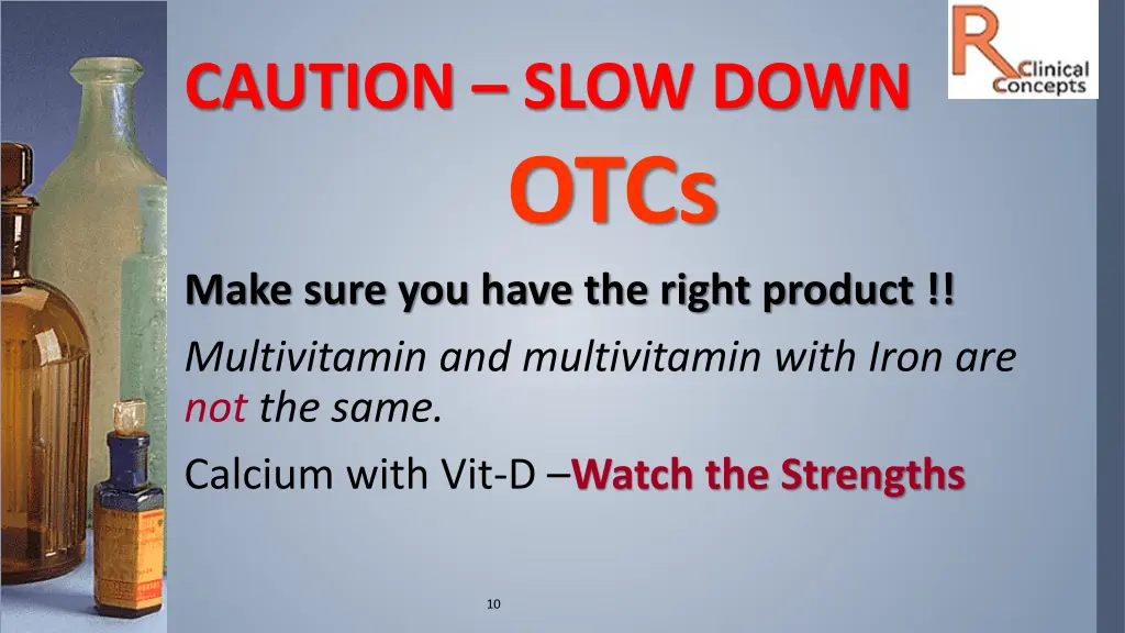 caution slow down otcs make sure you have