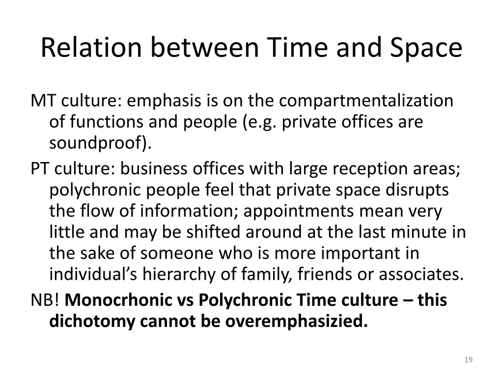 relation between time and space