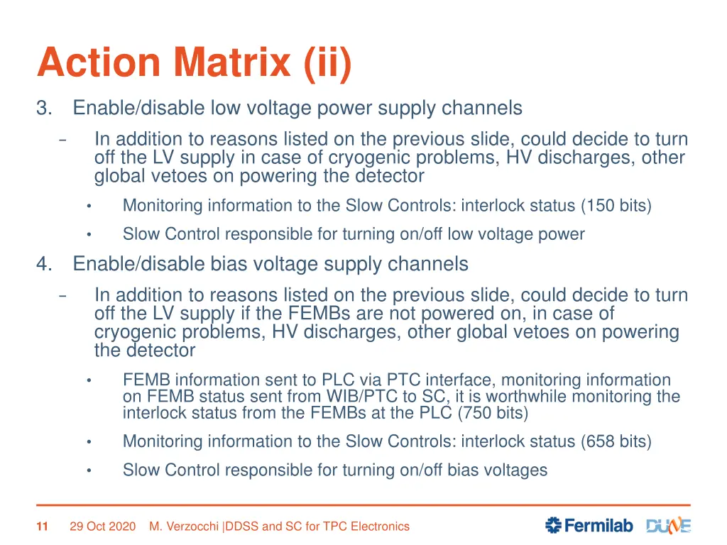 action matrix ii 3 enable disable low voltage