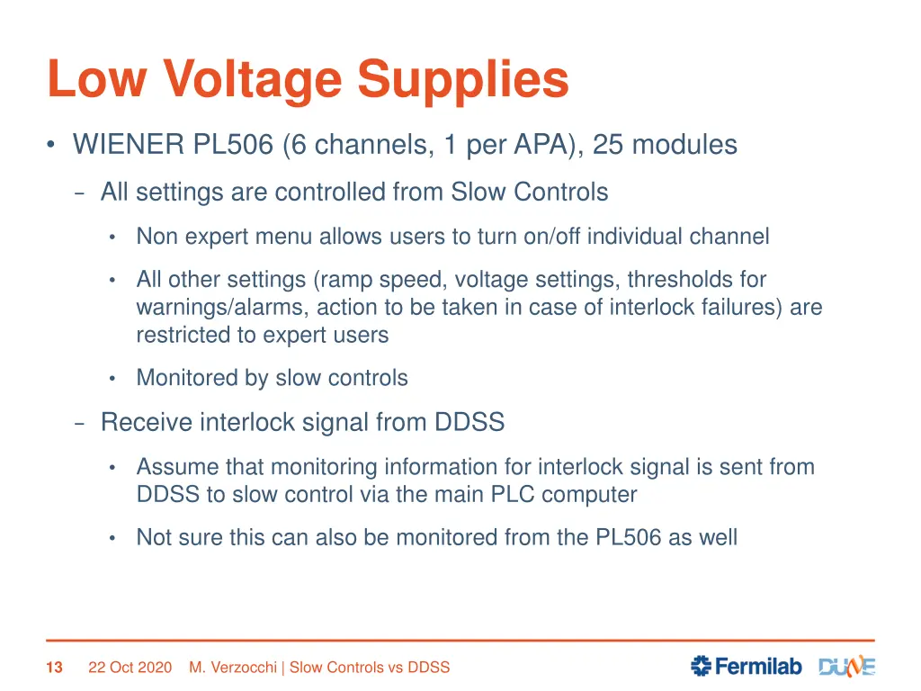 low voltage supplies