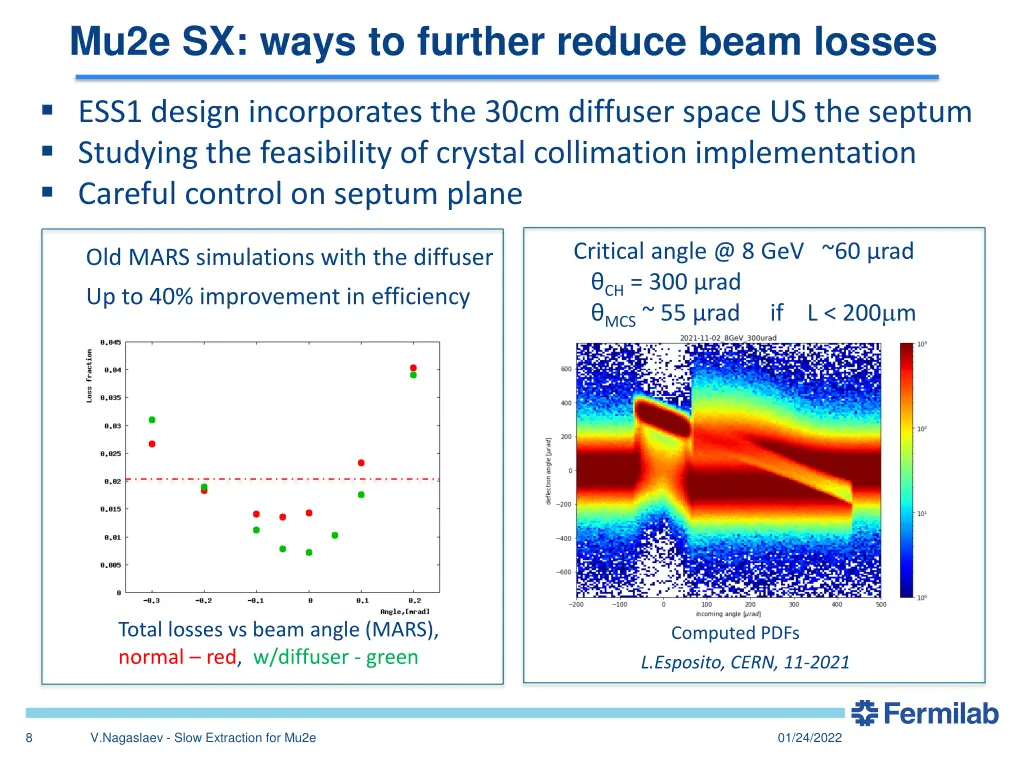 mu2e sx ways to further reduce beam losses