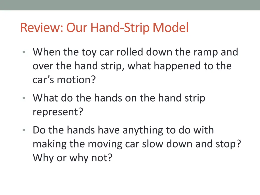 review our hand strip model