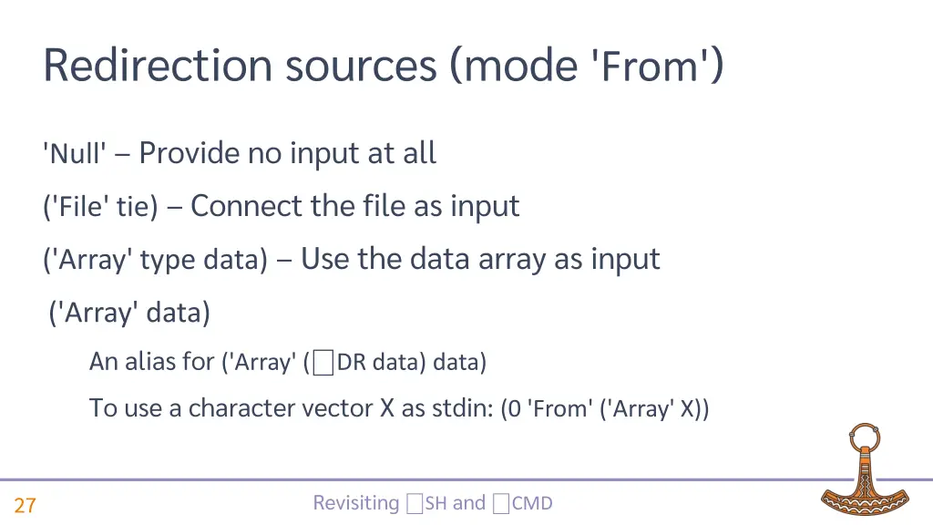 redirection sources mode from