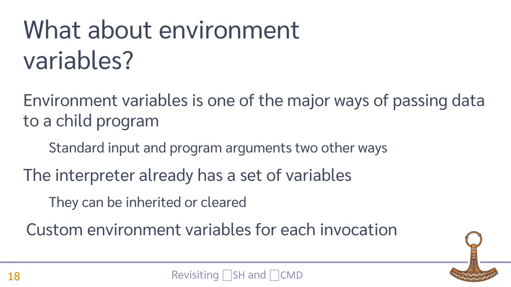 what about environment variables