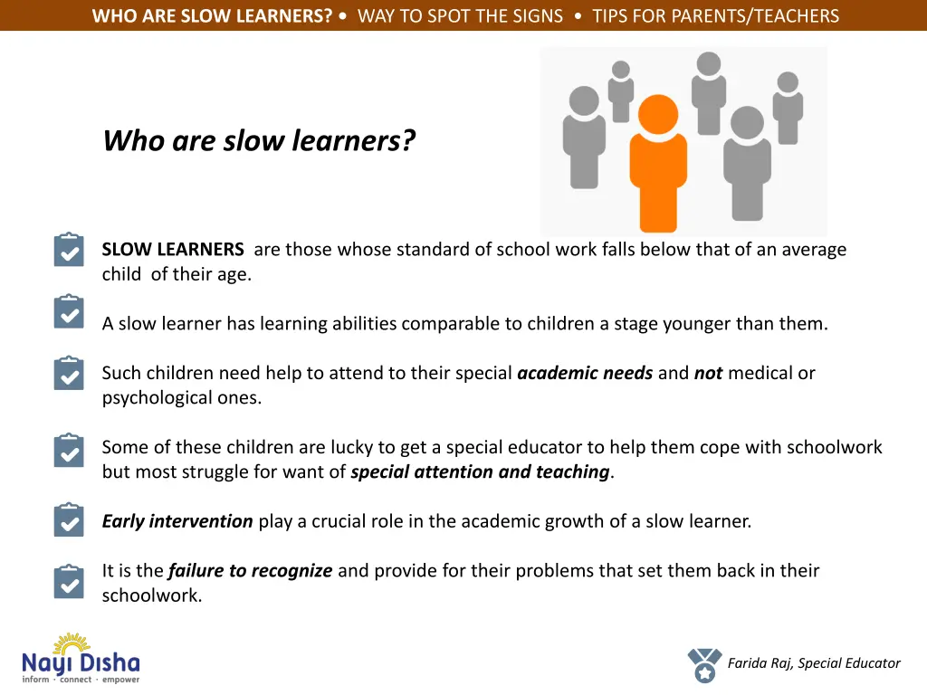 who are slow learners way to spot the signs tips