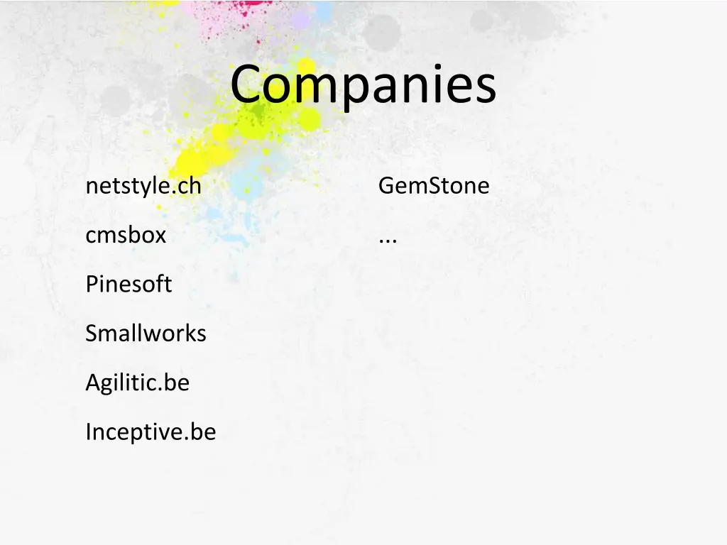 companies