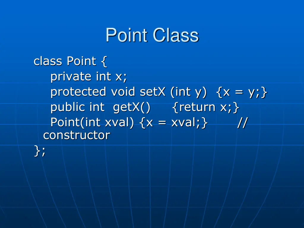 point class