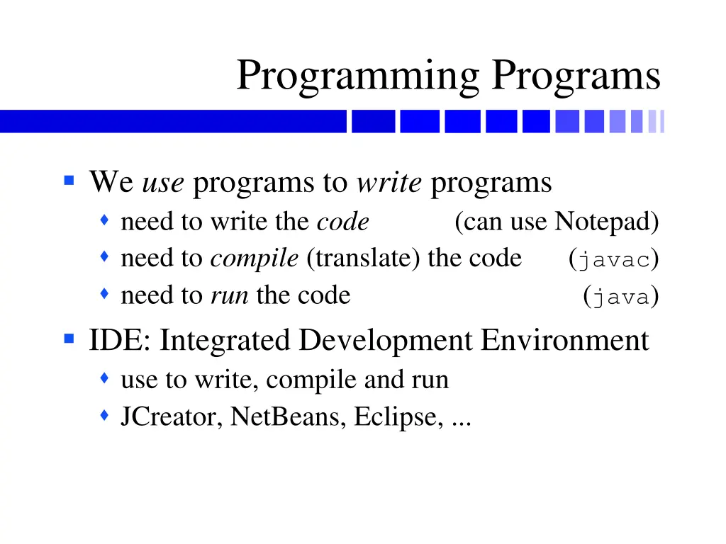 programming programs