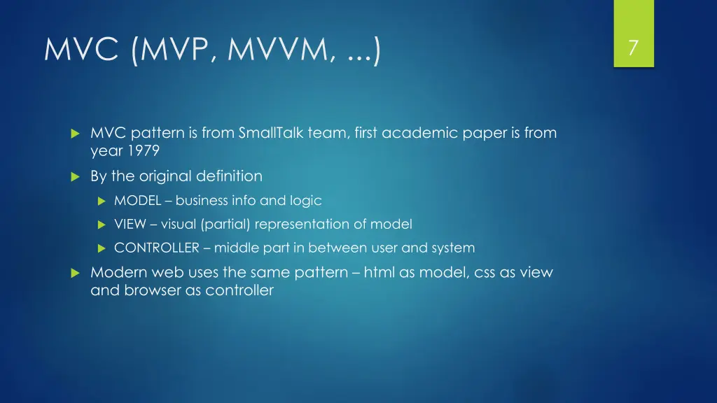 mvc mvp mvvm