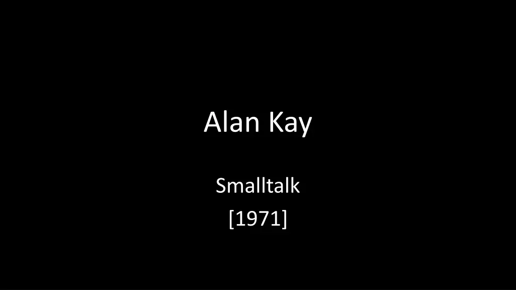 alan kay