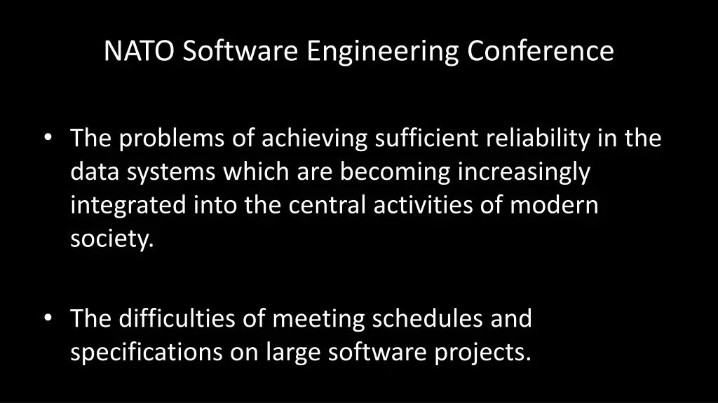 nato software engineering conference 2