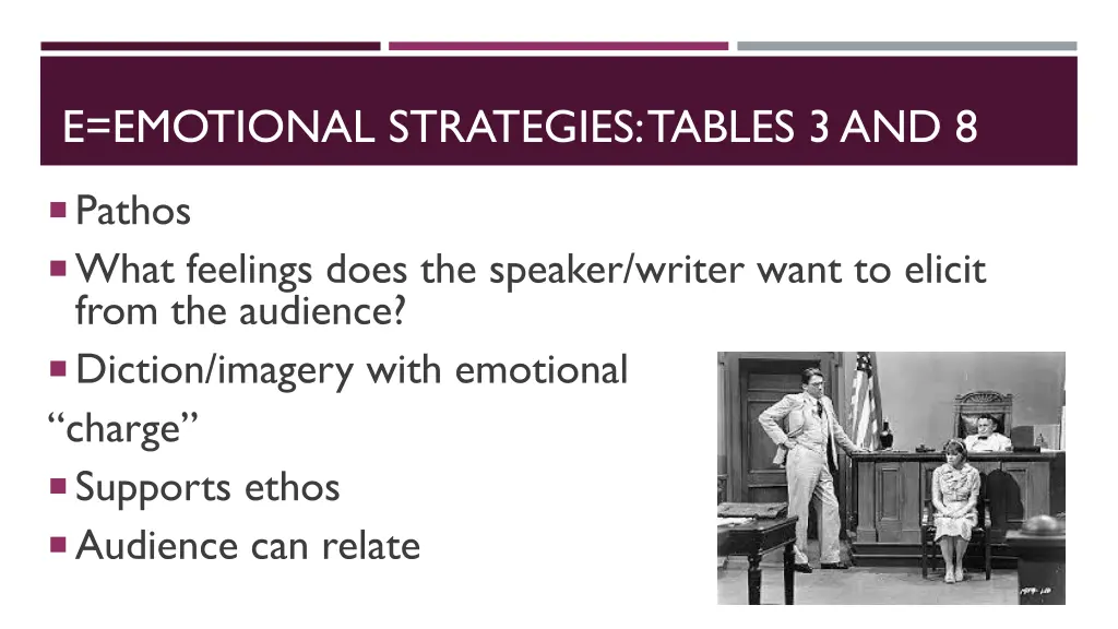 e emotional strategies tables 3 and 8