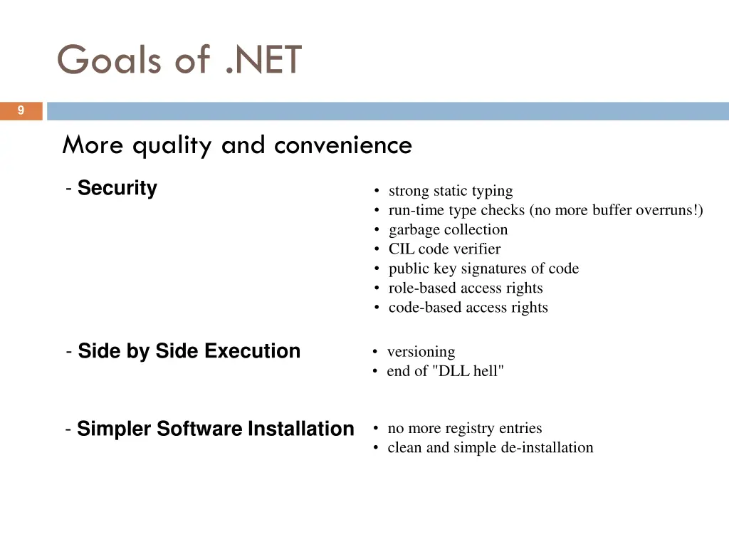 goals of net 2