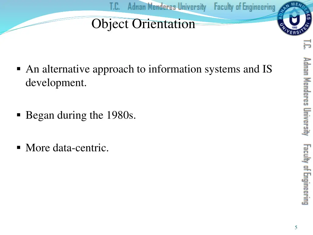 object orientation