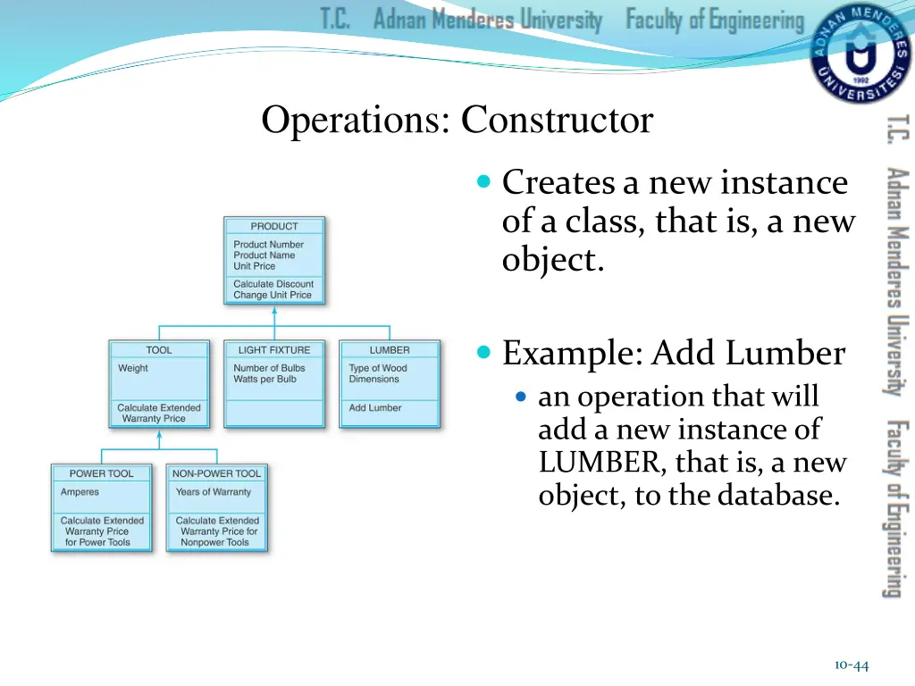 operations constructor