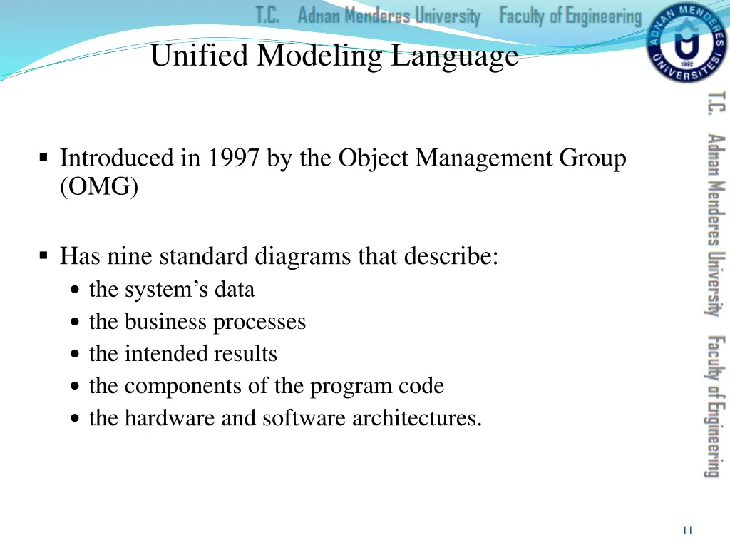 unified modeling language