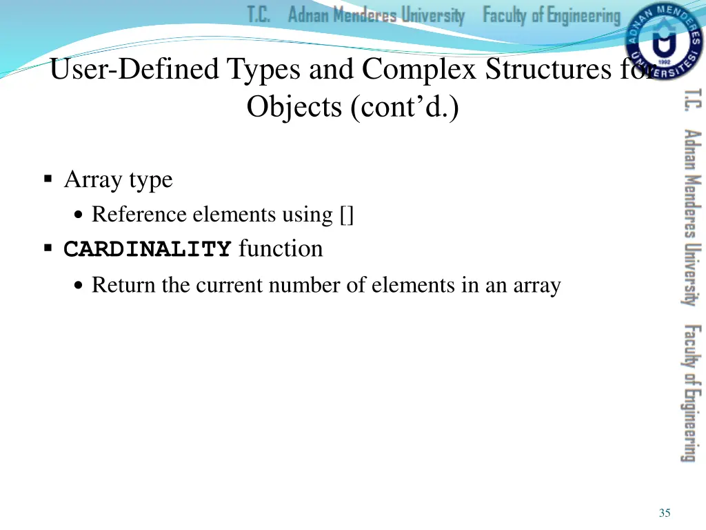 user defined types and complex structures 1