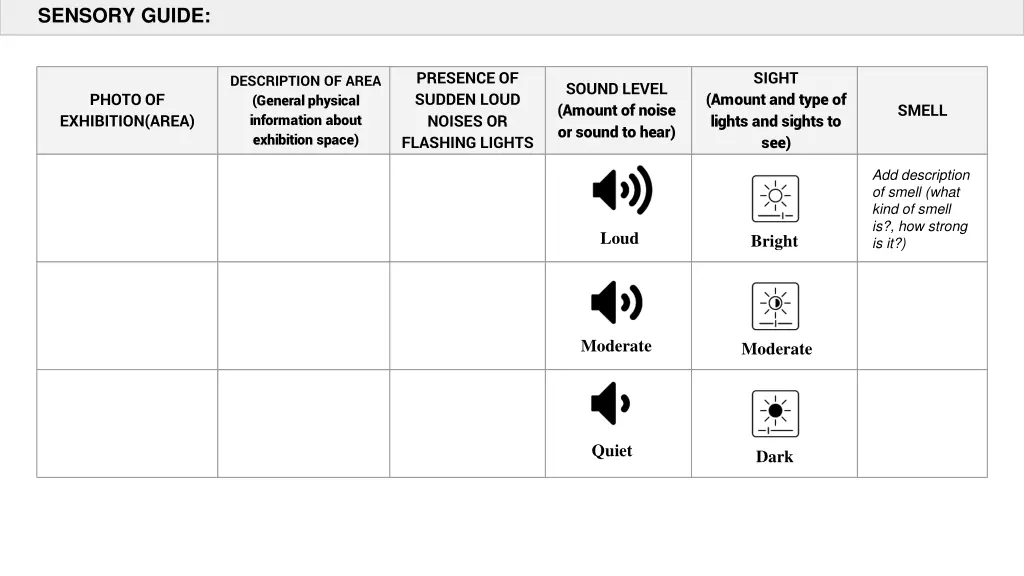 sensory guide 1