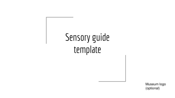 sensory guide template